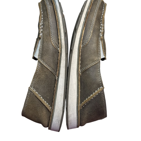 Ariat Women's Cruiser Vintage Bomber Brown Leather Slip On Size 8.5 - Picture 8 of 8